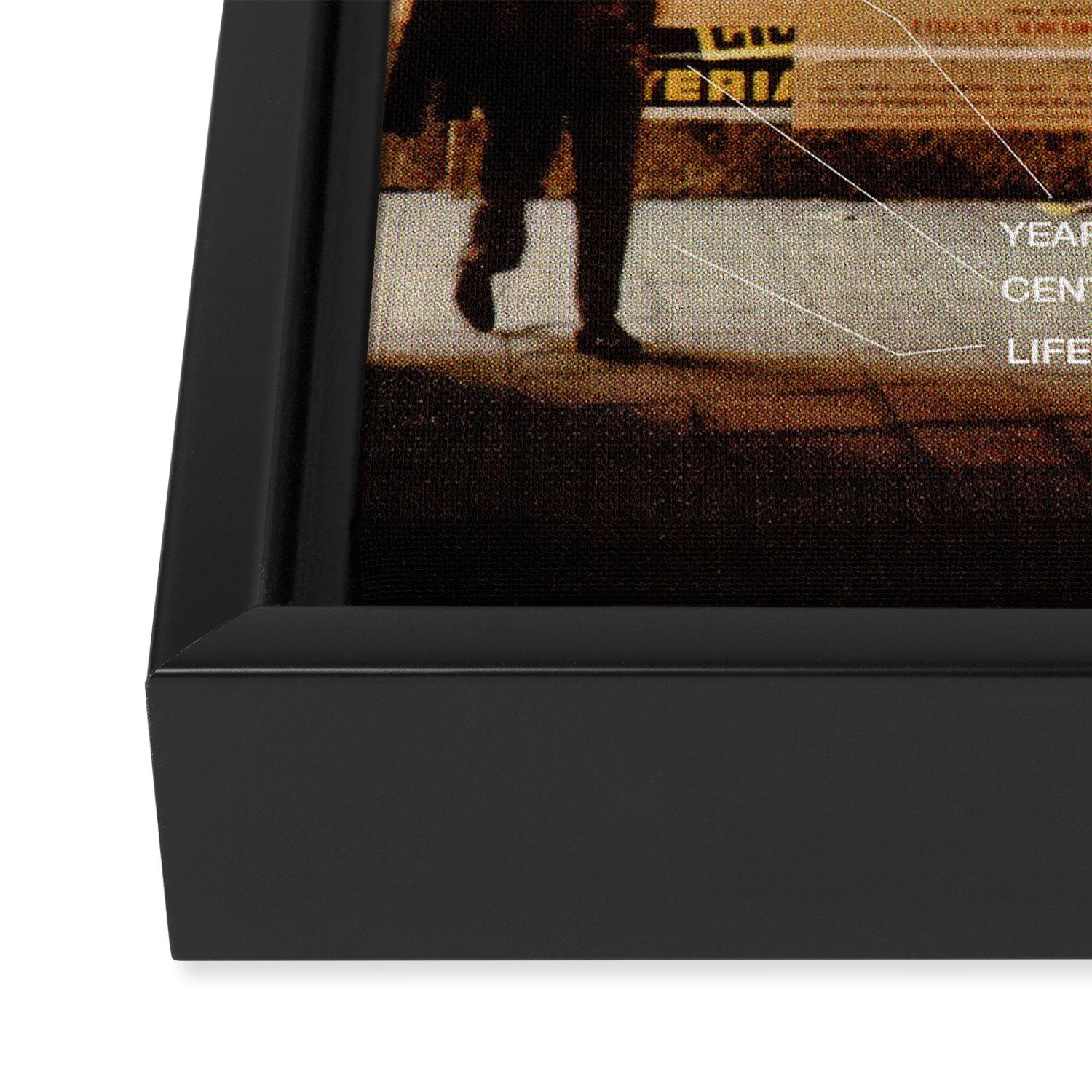 Welcome Back Framed Canvas Print Gallery Image 3
