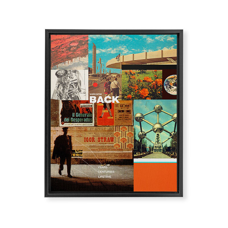 Welcome Back Framed Canvas Print Gallery Image 6