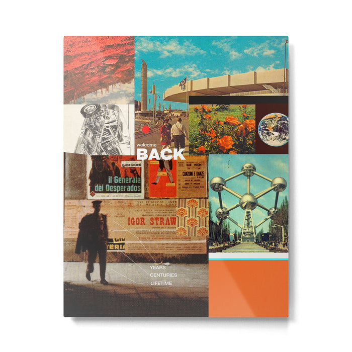 Welcome Back Metal Print Gallery Image 1