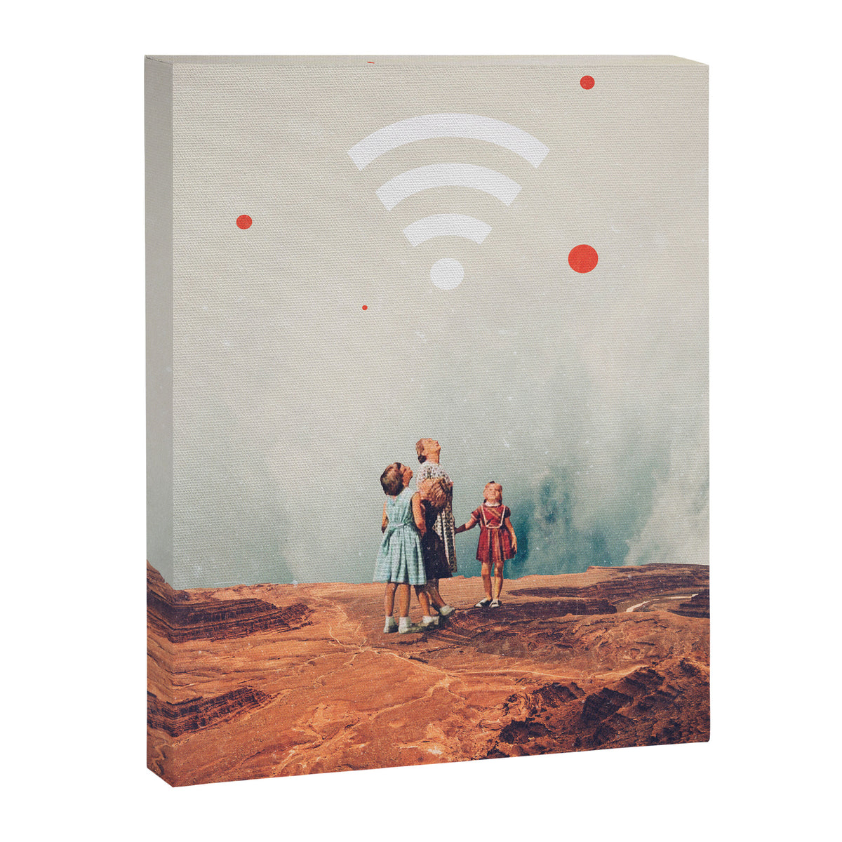 Wirelessly connected to Eternity Canvas Print Gallery Image 6