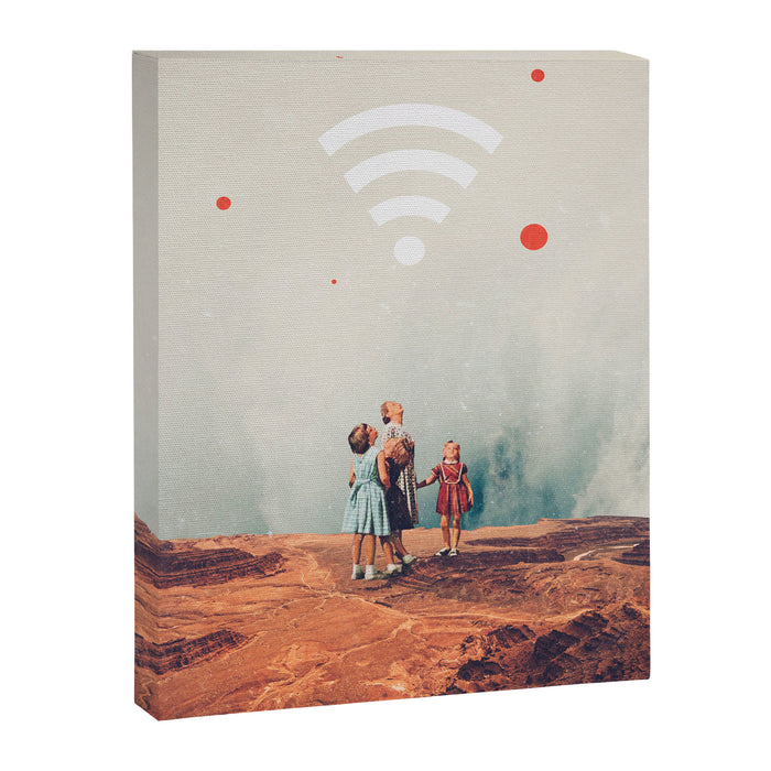 Wirelessly connected to Eternity Canvas Print Gallery Image 1