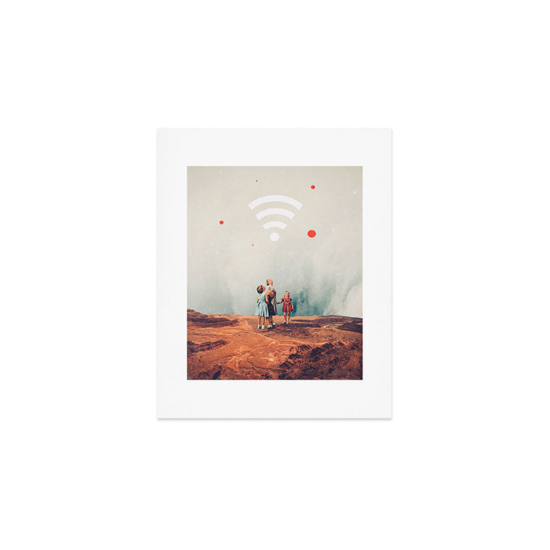 Wirelessly connected to Eternity Art Print Gallery Image 1