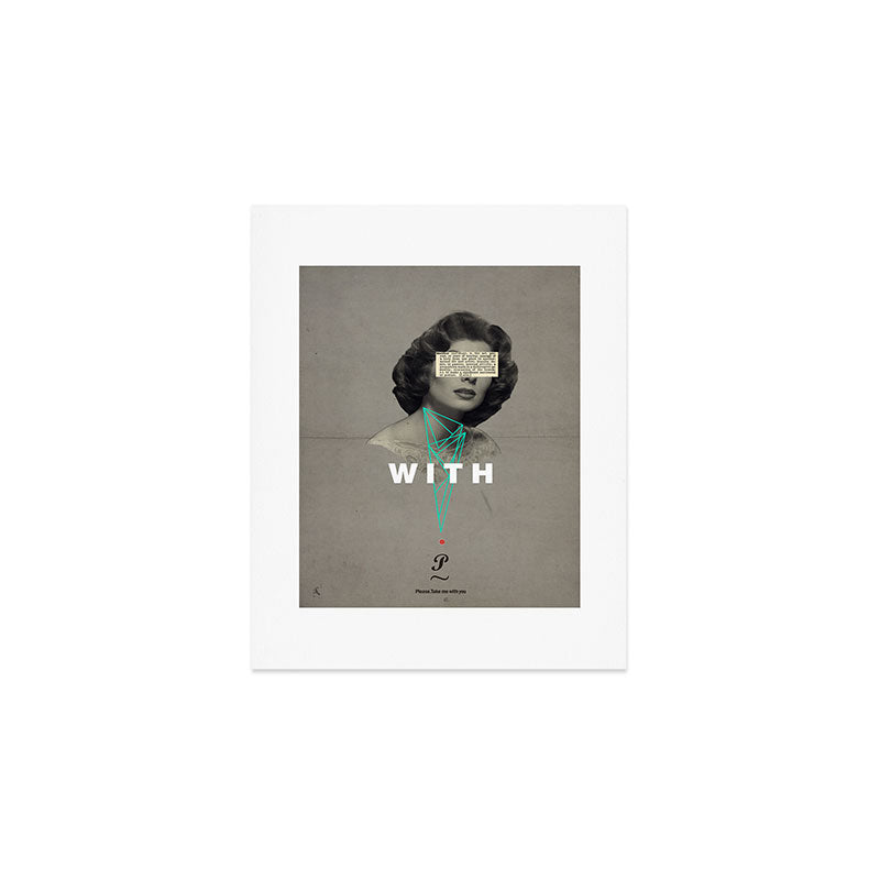 With You Art Print Gallery Image 1