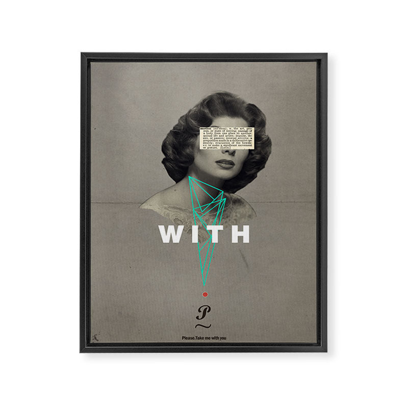 With You Framed Canvas Print Gallery Image 6