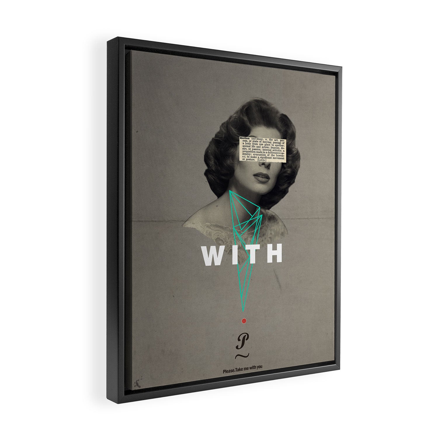 With You Framed Canvas Print Gallery Image 2