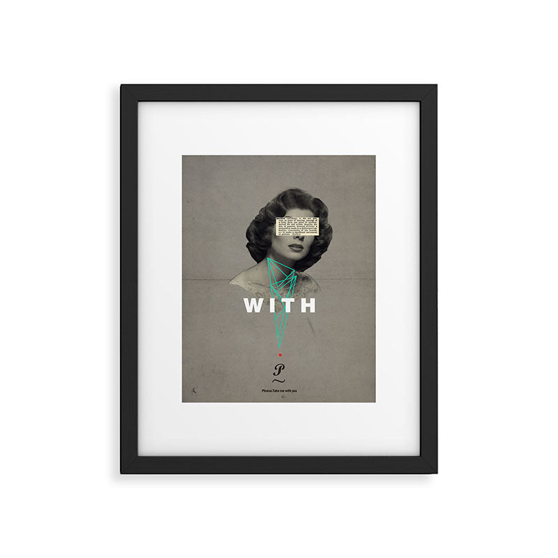 With You Framed Art Print Gallery Image 5