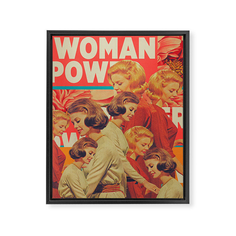 Woman Power Framed Canvas Print Gallery Image 6