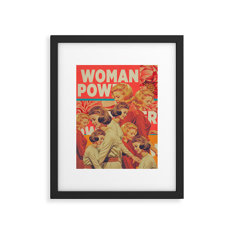 Woman Power Framed Art Print Gallery Image 5