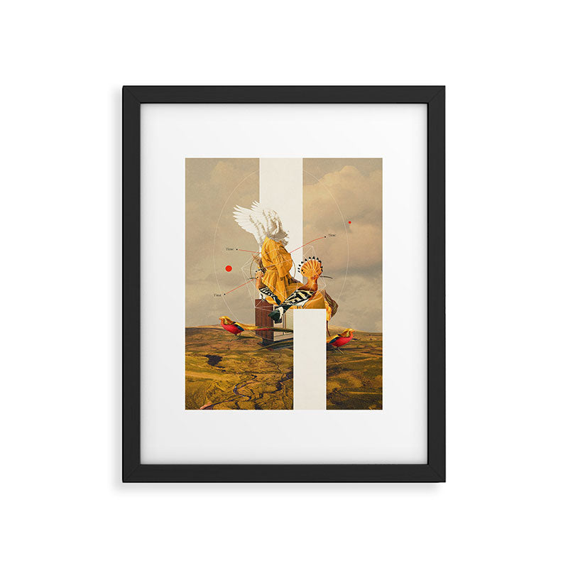 Yellow Echoes of Time Framed Art Print Gallery Image 4