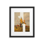Yellow Echoes of Time Framed Art Print Gallery Image 5