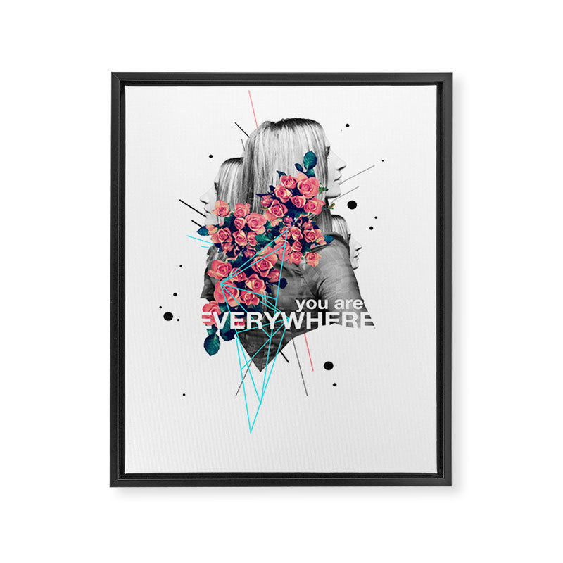You Are Everywhere Framed Canvas Print Gallery Image 6
