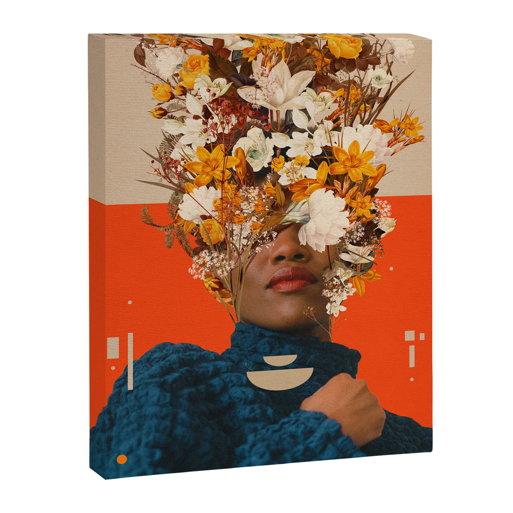 You are my Beige Orange Dreamfield Canvas Print Gallery Image 6
