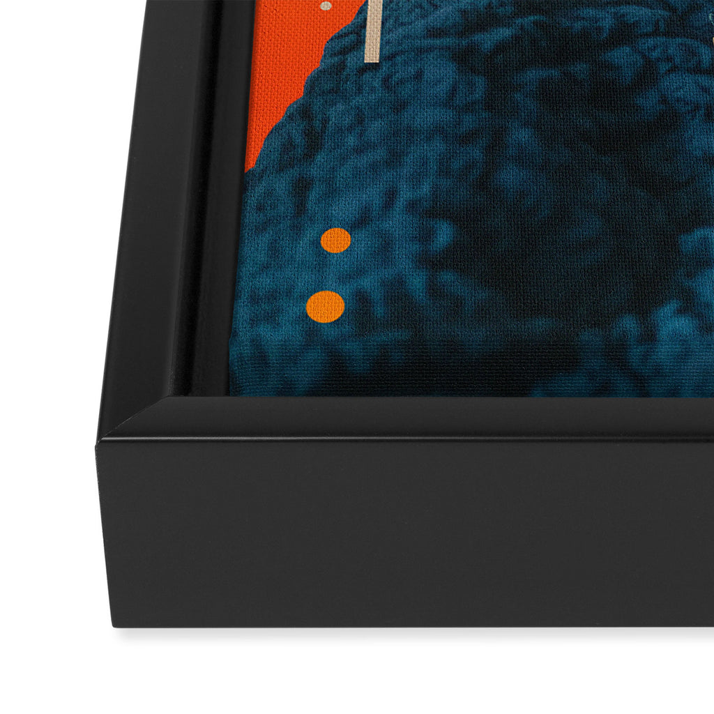 You are my Beige Orange Dreamfield Framed Canvas Print Gallery Image 3