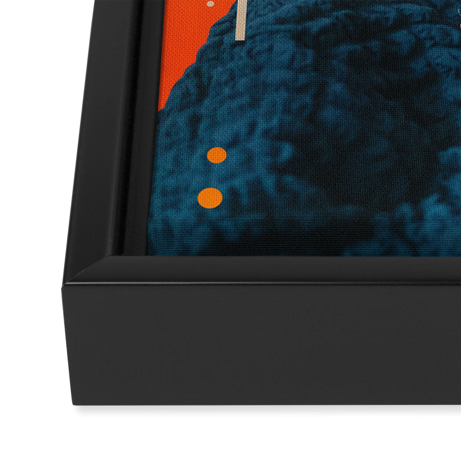 You are my Beige Orange Dreamfield Framed Canvas Print Gallery Image 3