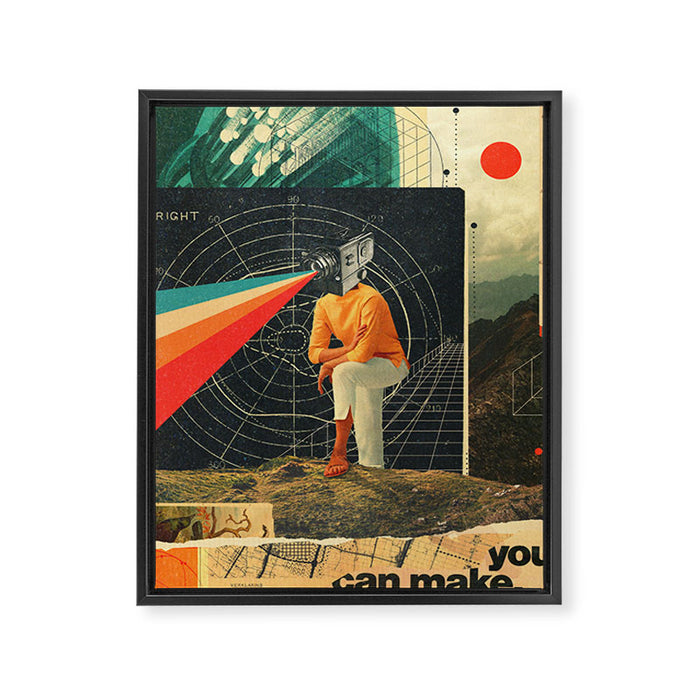 You Can make it Right Framed Canvas Print Gallery Image 1