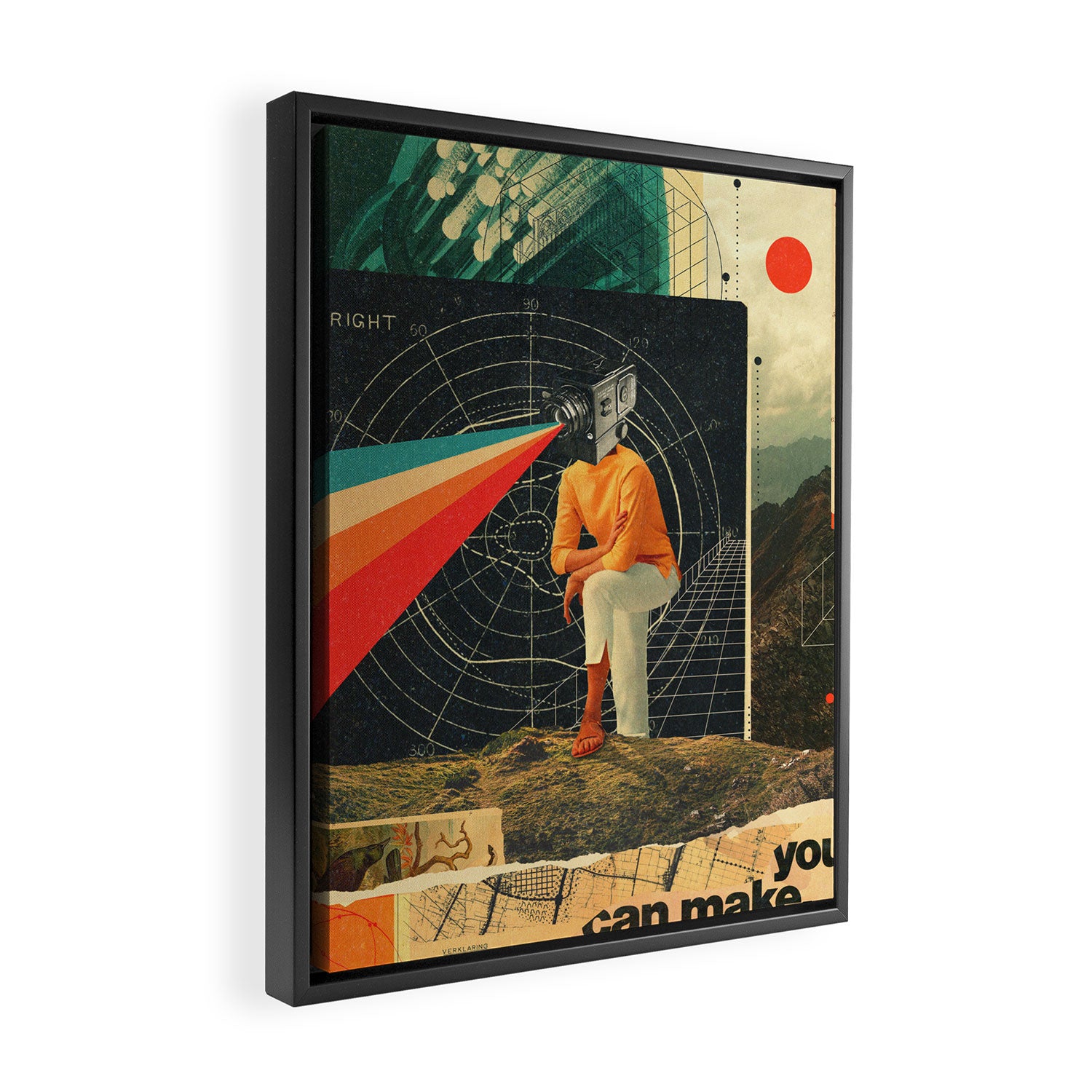 You Can make it Right Framed Canvas Print Gallery Image 2