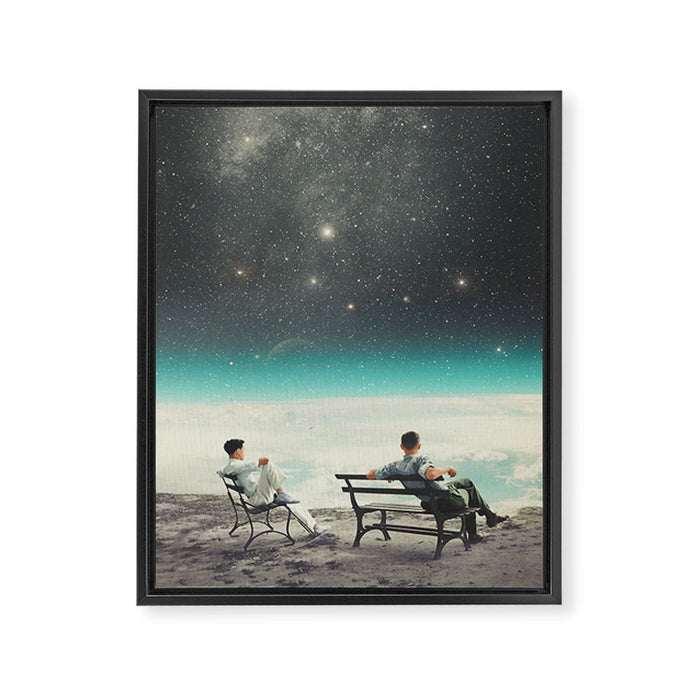 You Were There, in my Deepest Silence Framed Canvas Print Gallery Image 1