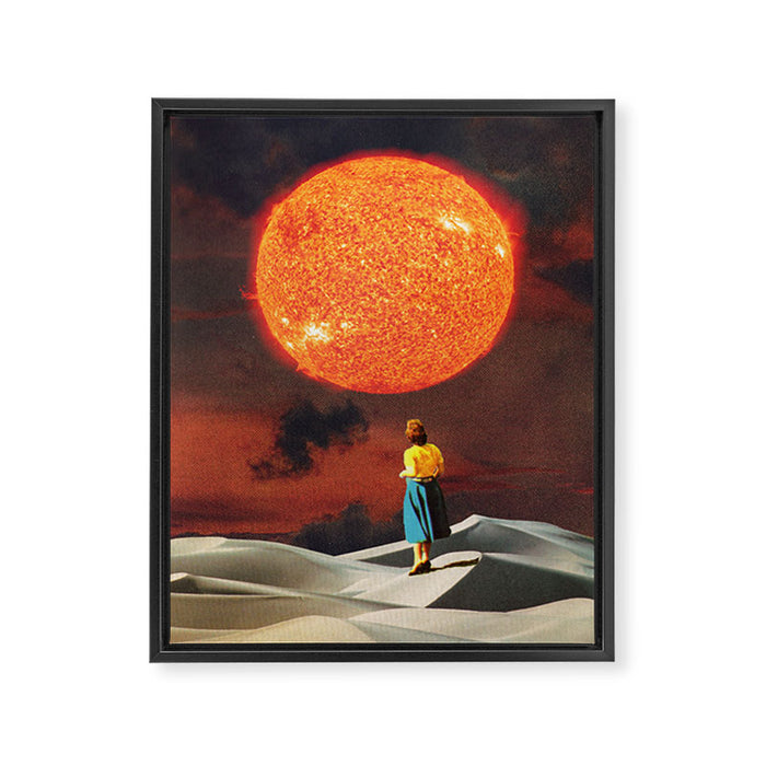 Your Heart Is The Sun Framed Canvas Print Gallery Image 1