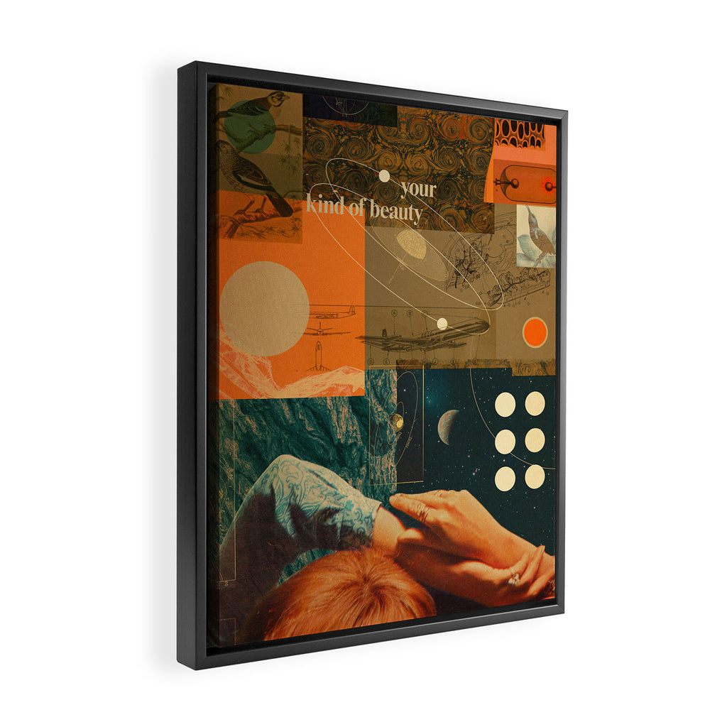 Your kind of Beauty Framed Canvas Print Gallery Image 2