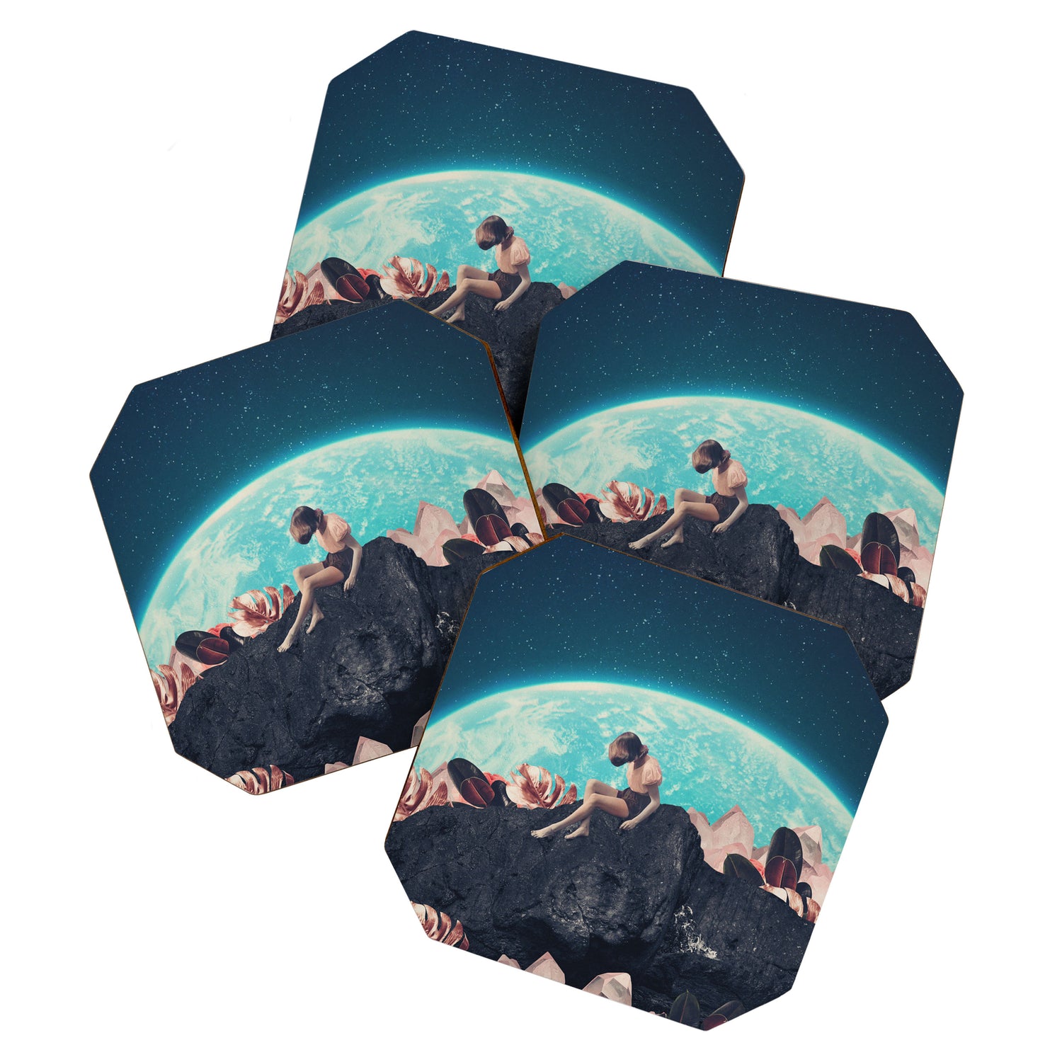 Your love crystallized inside me Coaster Gallery Image 1