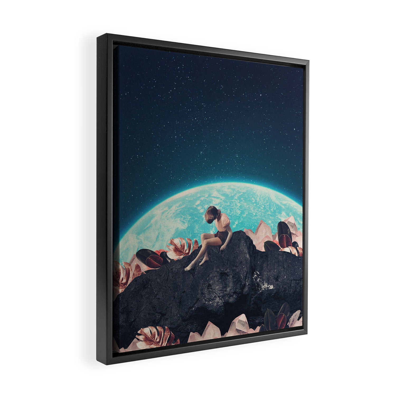 Your love crystallized inside me Framed Canvas Print Gallery Image 2