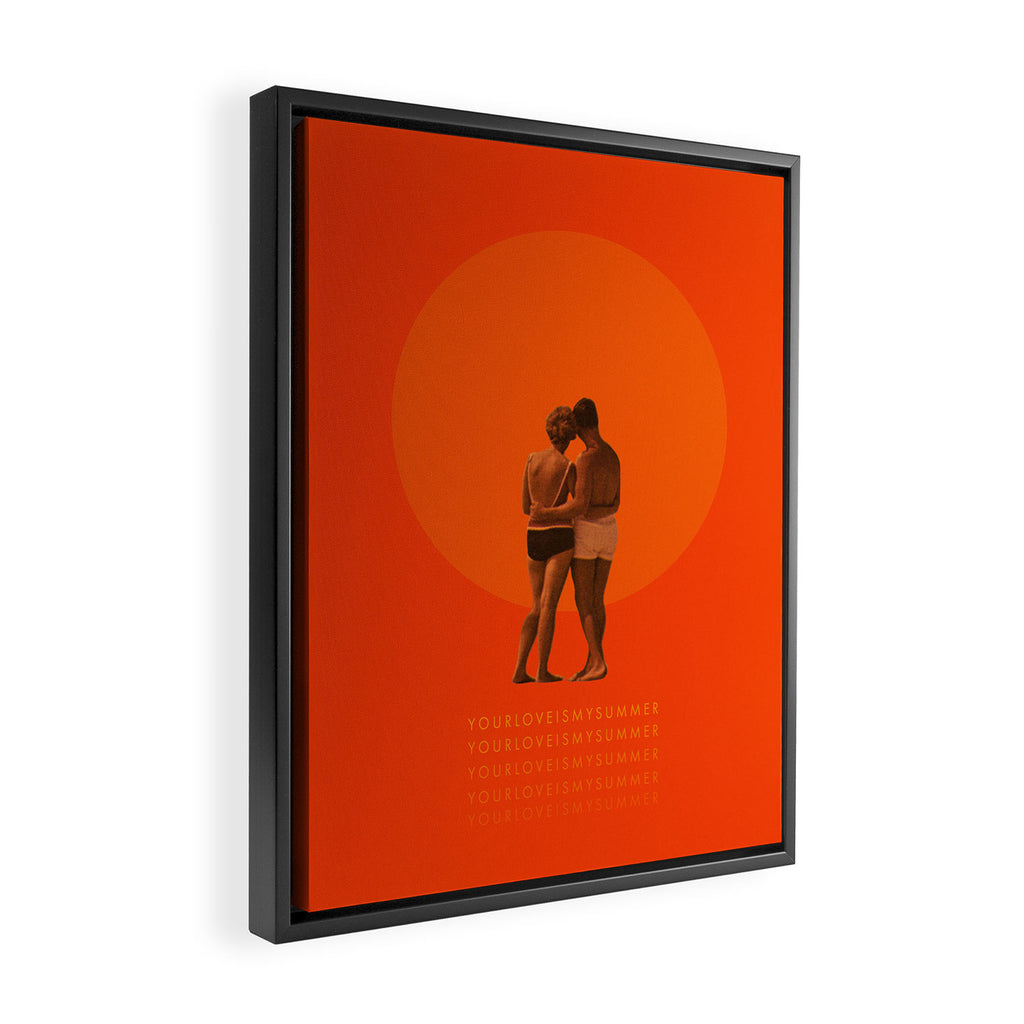 Your love is my Summer Framed Canvas Print Gallery Image 2