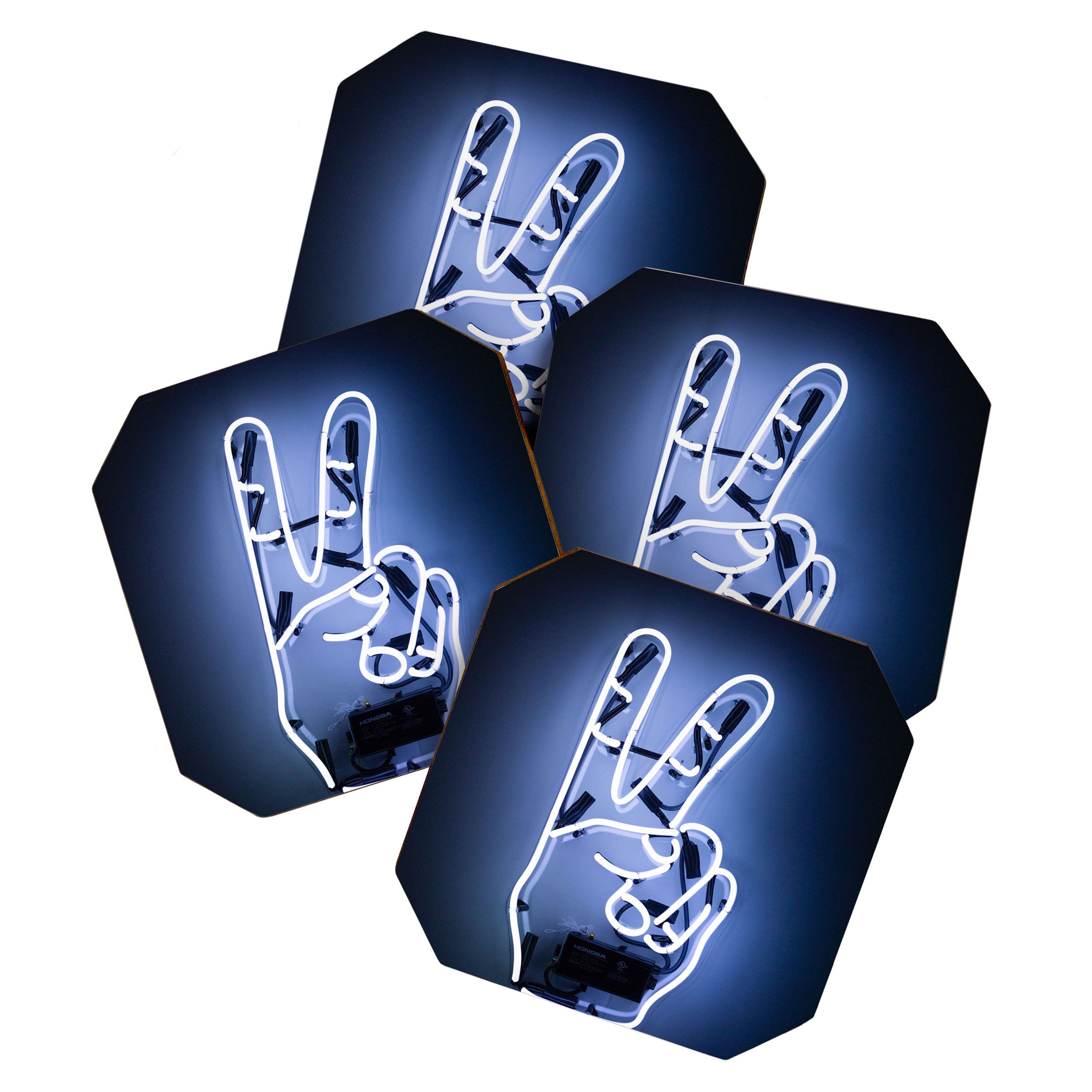 neon piece Coaster Gallery Image 1
