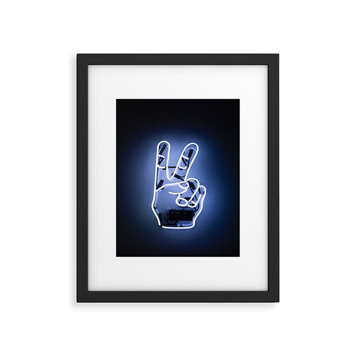 neon piece Framed Art Print Gallery Image 1