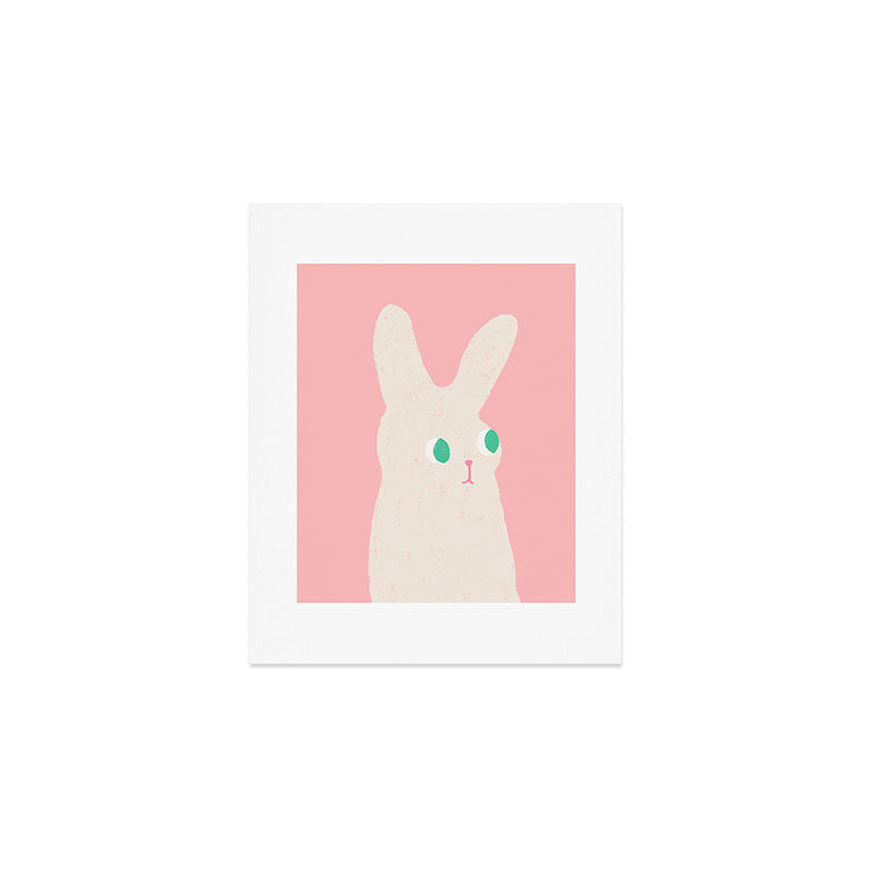Bunny x Pink Art Print Gallery Image 1