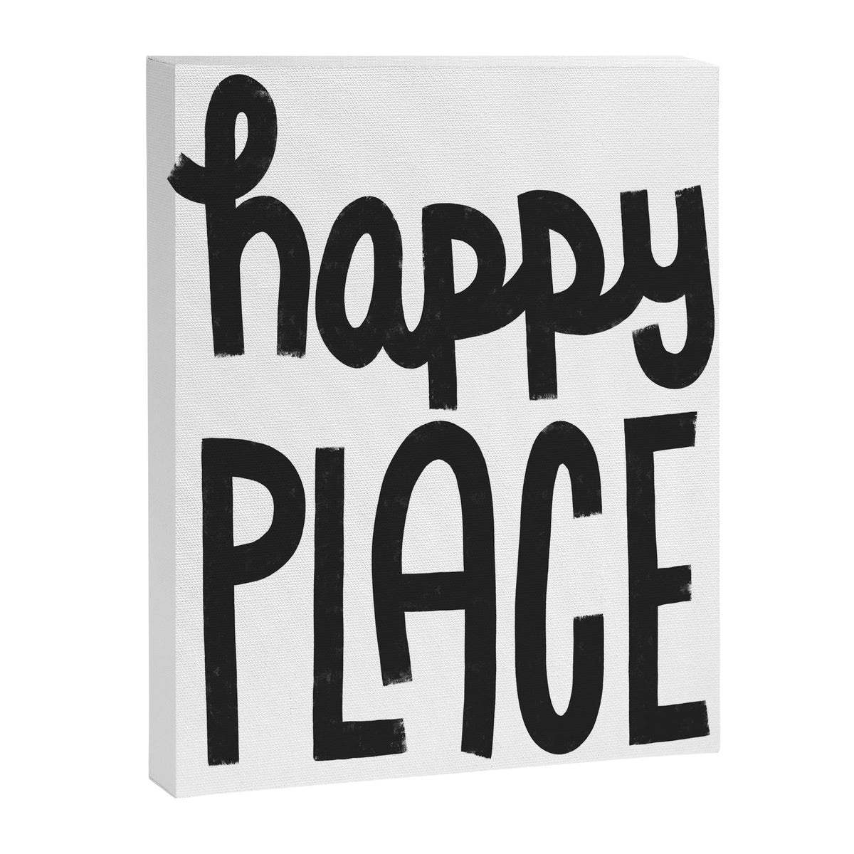 Happy Place x Black and White Canvas Print Gallery Image 8