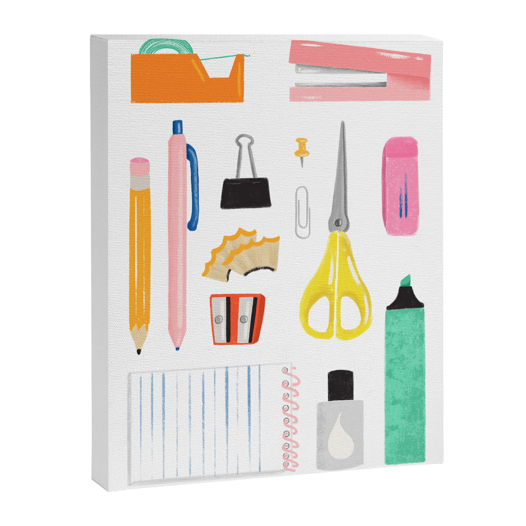 Office Supplies Canvas Print Gallery Image 6
