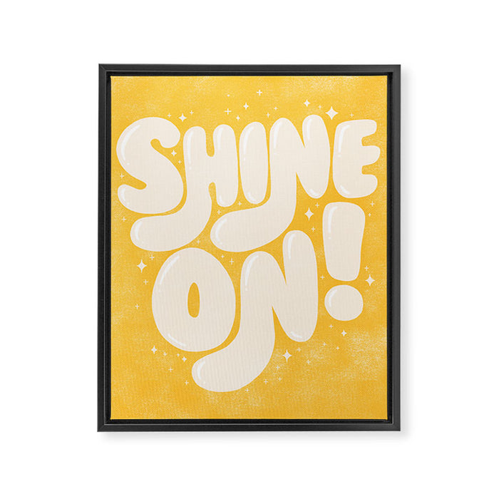 Shine On! Framed Canvas Print Gallery Image 1