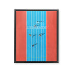 100m  Framed Canvas Print Gallery Image 6