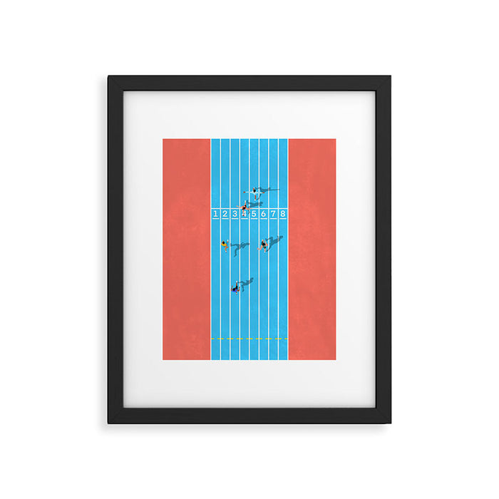 100m  Framed Art Print Gallery Image 1