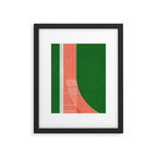 Athletics | Runner  Framed Art Print Gallery Image 5
