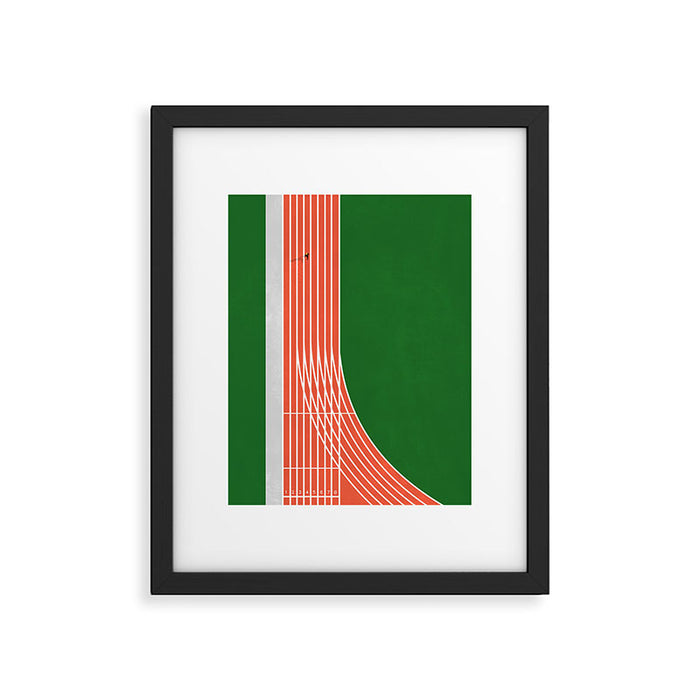 Athletics | Runner  Framed Art Print Gallery Image 1