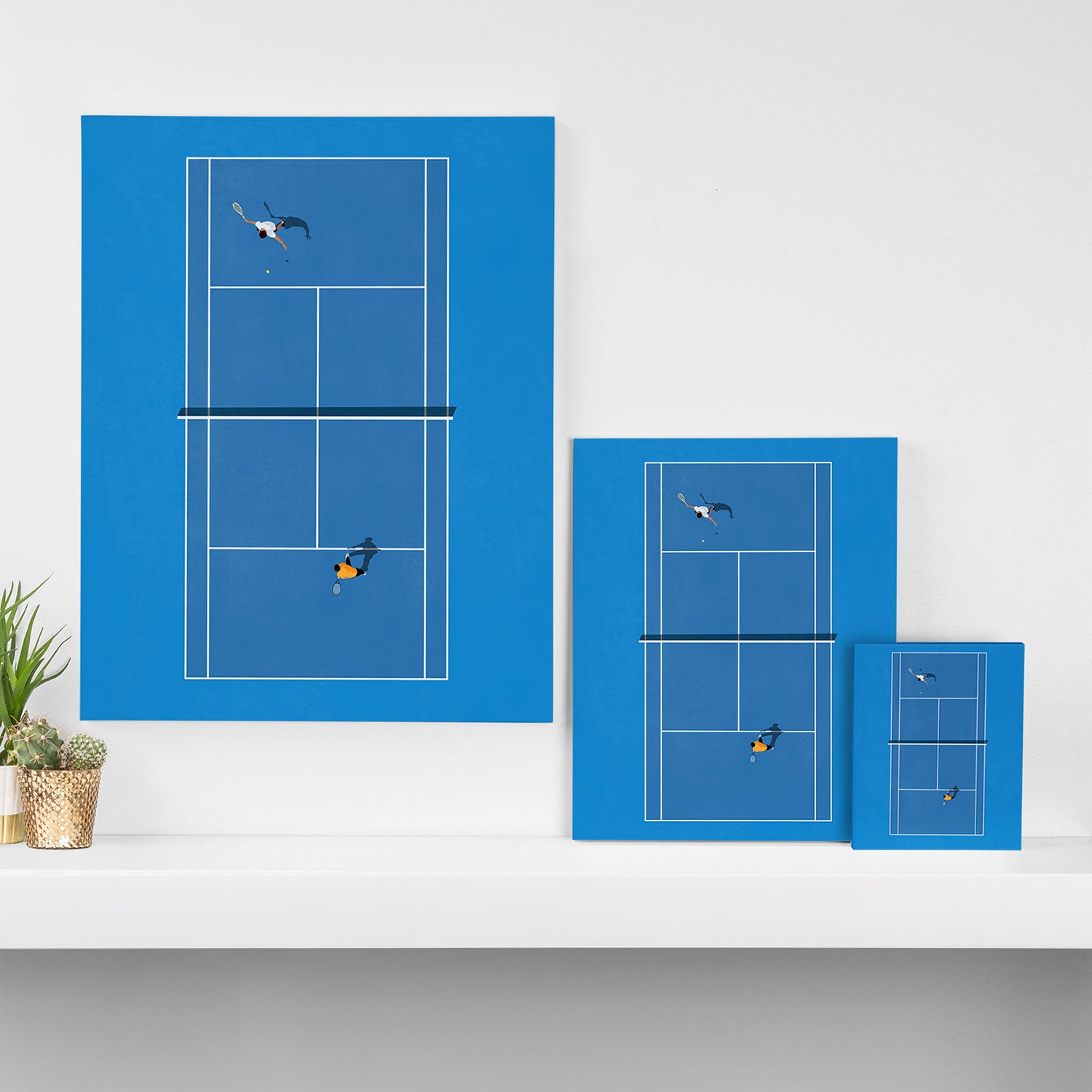 Australian Open Grand Slam | Blue Tennis Court  Canvas Print Gallery Image 3