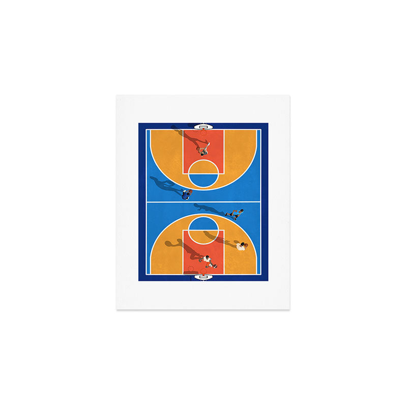 Basketball Colors | Street Court  Art Print Gallery Image 1