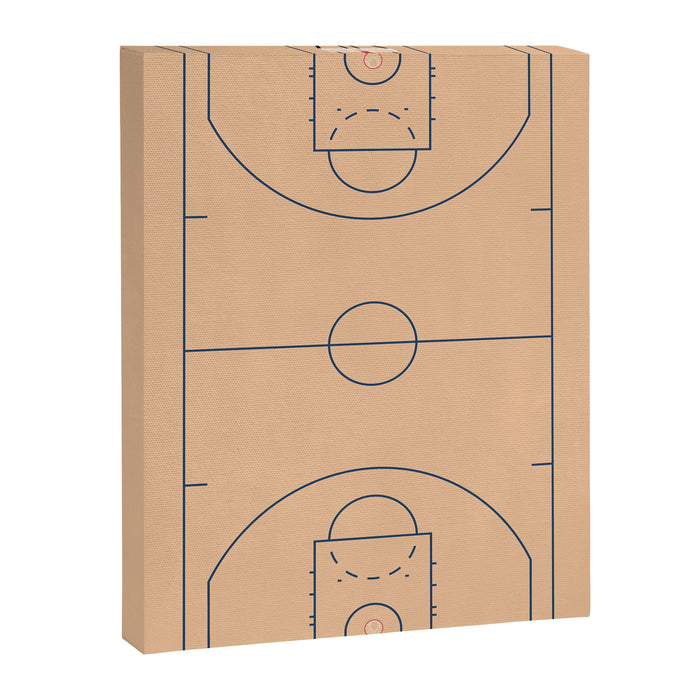 Basketball Court  Canvas Print Gallery Image 1