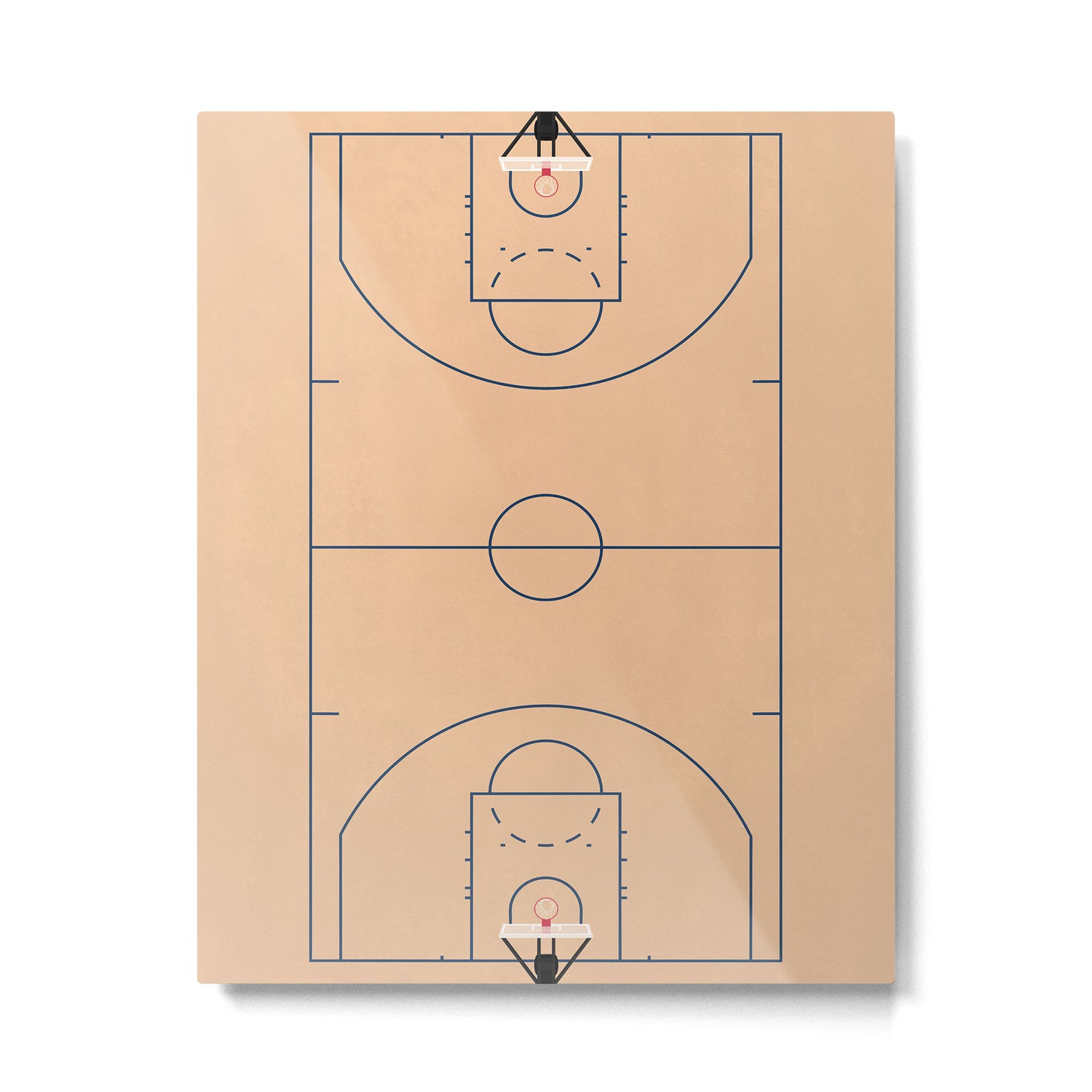 Basketball Court  Metal Print Gallery Image 4