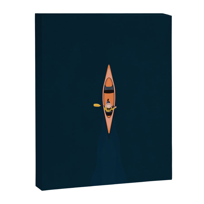 Canoeing  Canvas Print Gallery Image 1