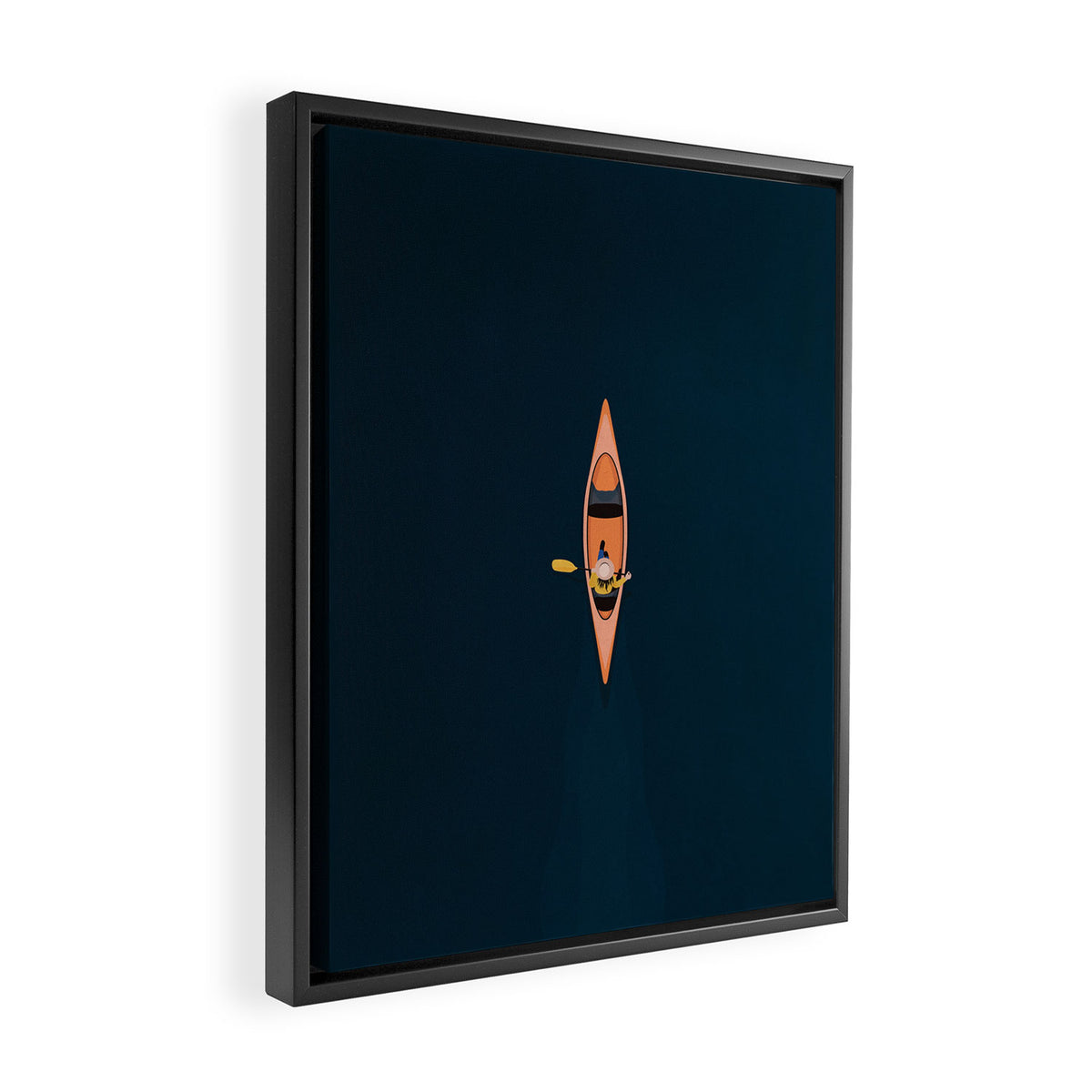 Canoeing  Framed Canvas Print Gallery Image 2