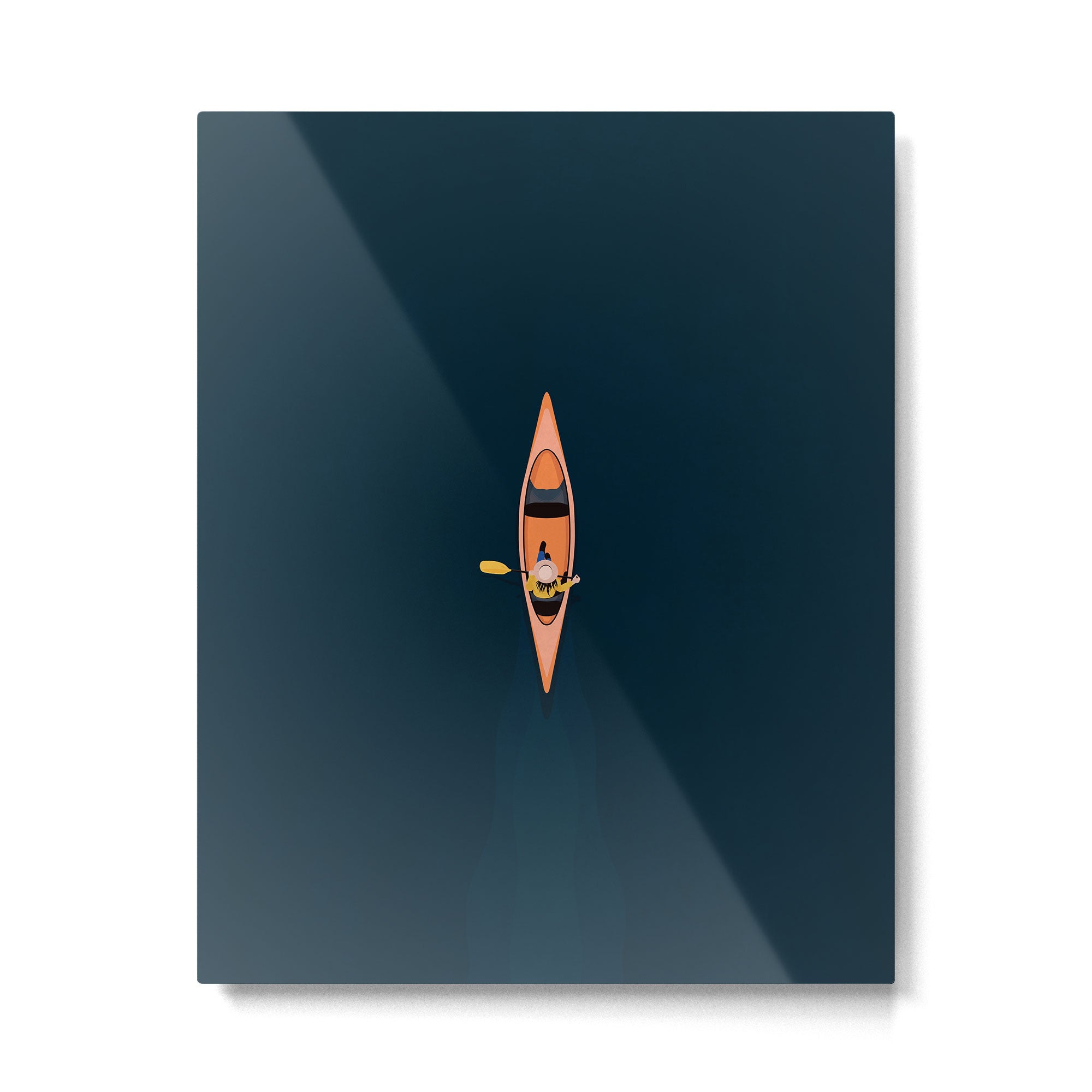 Canoeing  Metal Print Gallery Image 4