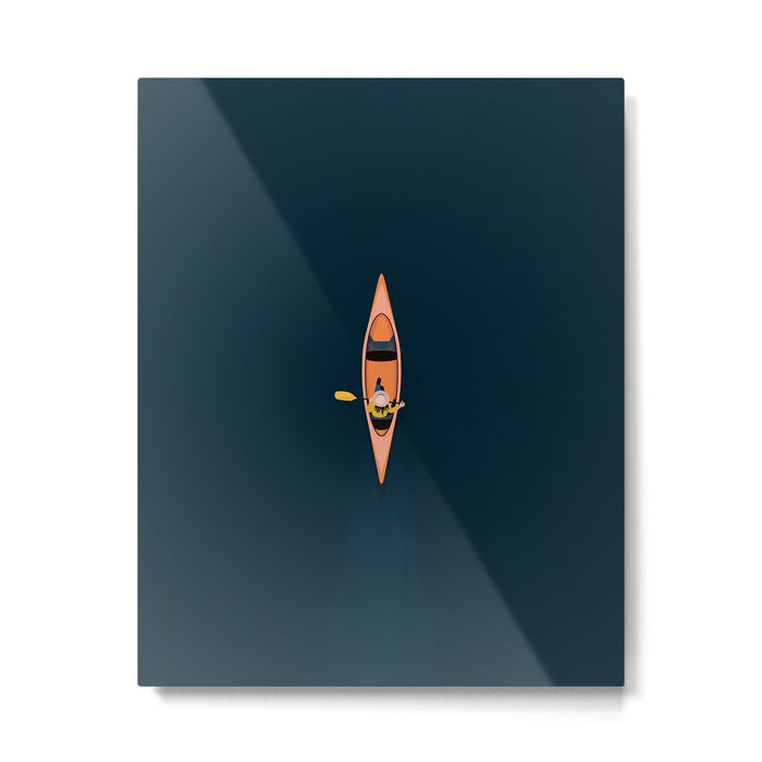 Canoeing  Metal Print Gallery Image 1