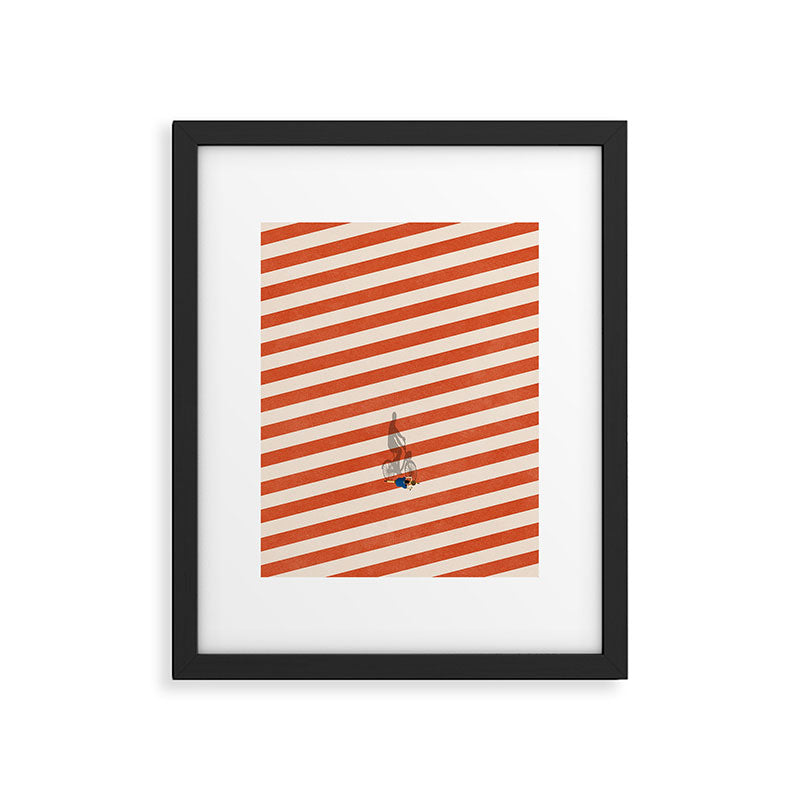 Cycling The City Framed Art Print Gallery Image 5