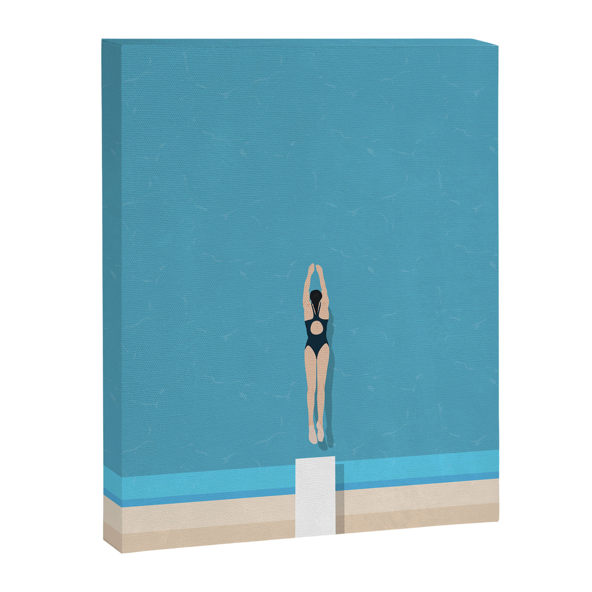 Diving In  Canvas Print Gallery Image 6