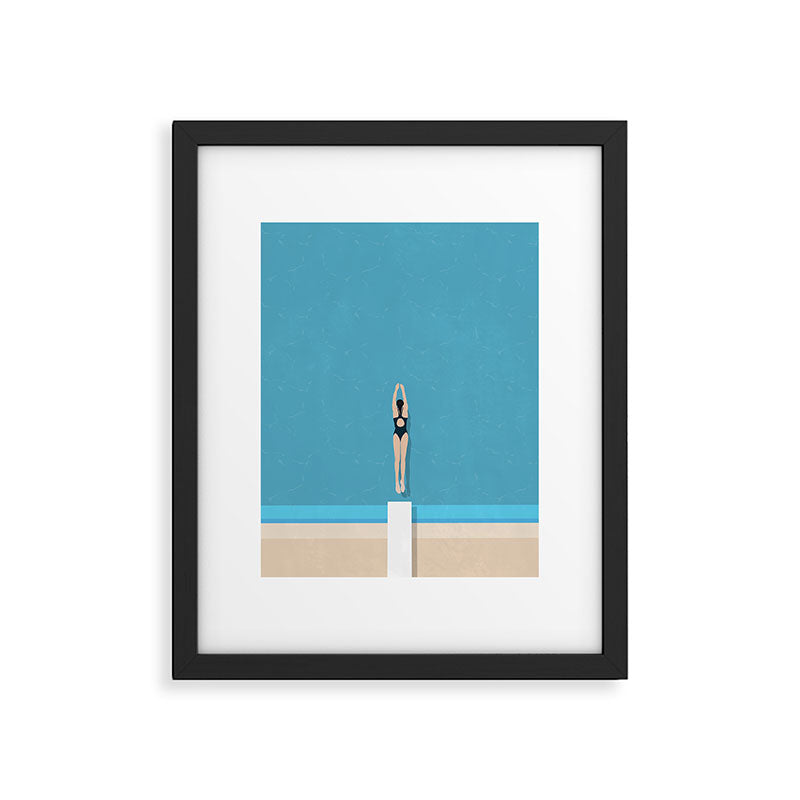 Diving In  Framed Art Print Gallery Image 5