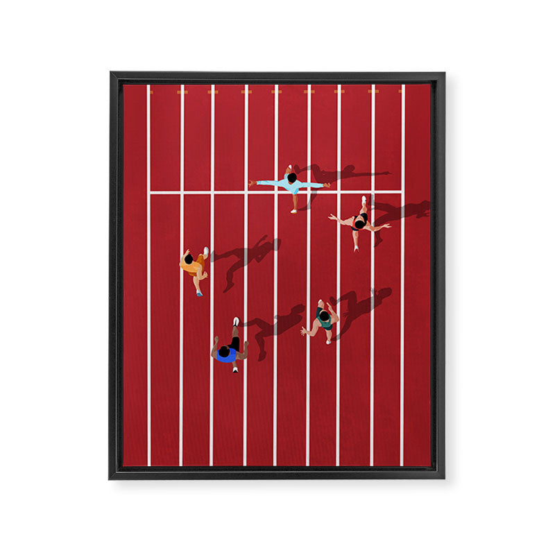 Finish Line Framed Canvas Print Gallery Image 6