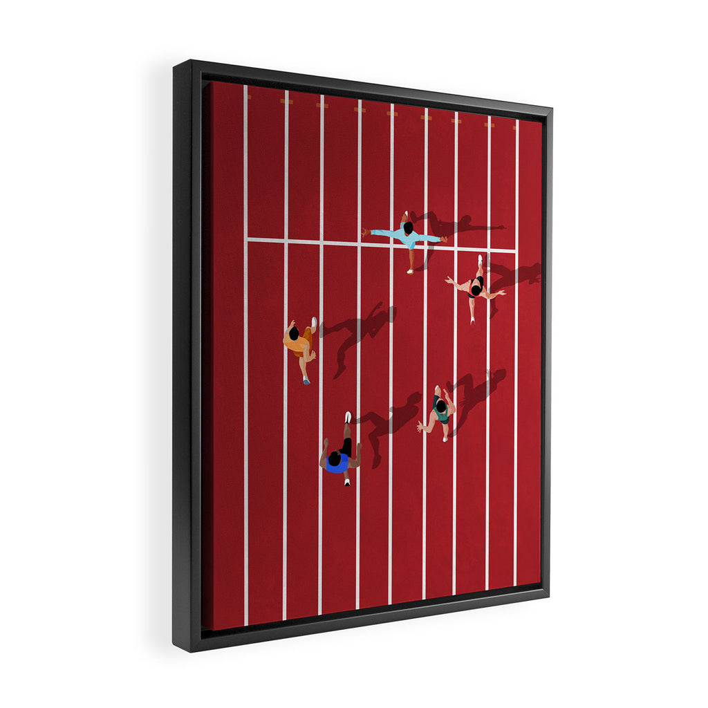 Finish Line Framed Canvas Print Gallery Image 2