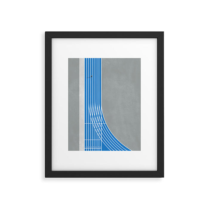 Finish Line Sprinter  Framed Art Print Gallery Image 1